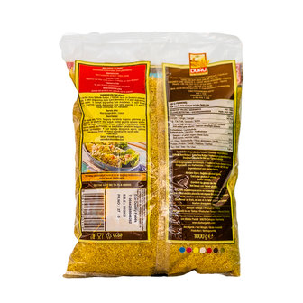 Duru Bulgur (Tarwe) Fijn 1 KG achterkant