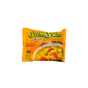 Yum Yum Instant Noedels Curry 60 Gram voorkant