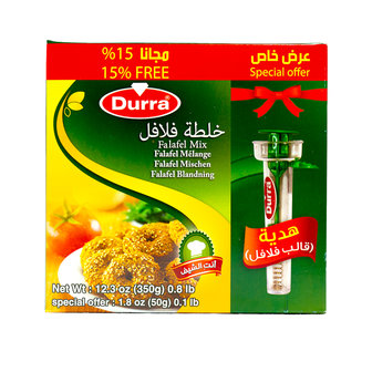 Durra Falafel Kruidenmix met Falafel-portioneerder 350 Gram