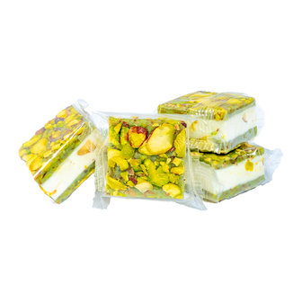 Borjak Nougat Pistache met Nougat vulling 500 Gram