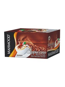 Mahmood Oplos Cappuccino Zakjes Classic 20 x 25 Gram Met Choco Granule