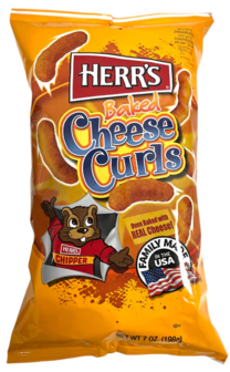 Herr&#039;s Chips Curls Cheese 198 Gr