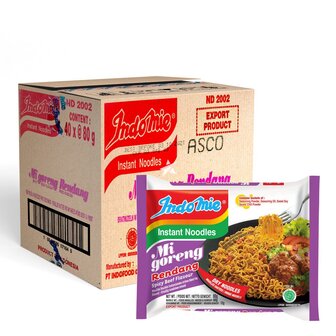 Indomie Instant Noodles Migoreng Rendang (40 x 80 Gram) (Indonesi&euml;)