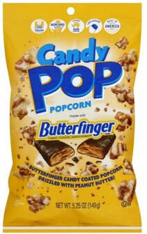 Candypop Popcorn Butterfinger 149 Gram