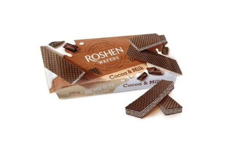 Roshen Wafer Cocoa Melk 216 Gram