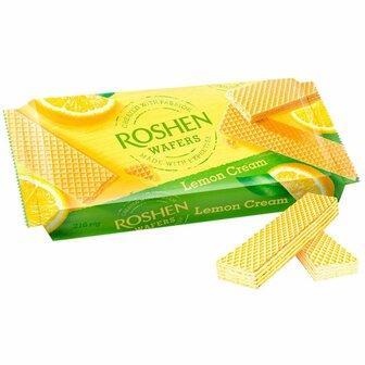Roshen Wafer Lemon Cream 216 Gram