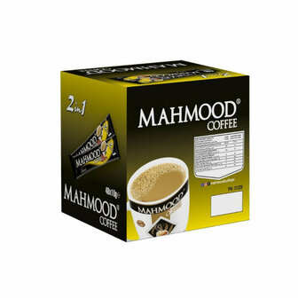 Mahmood Oploskoffiezakjes 2 in 1 (koffie, melk) 48 Stuks
