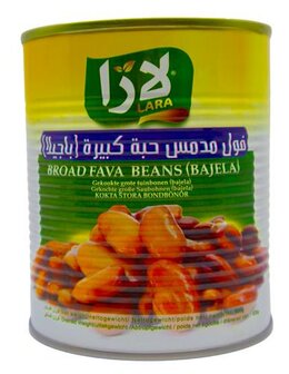 Lara Gekookte Grote Bonen (Bajella) 800 Gram
