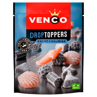 Venco Drop Droptoppers Zacht &amp; Salmiak 205GR