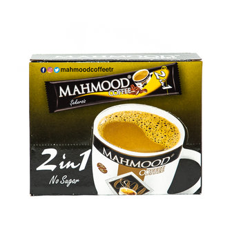 Mahmood Oploskoffiezakjes 2 in 1 (koffie & melk) 48 Stuks voorkant