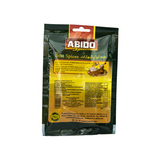 Abido Zwarte Peper 50 Gram achterkant