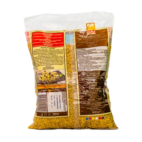 Duru Bulgur (Tarwe) Grof 1KG achterkant