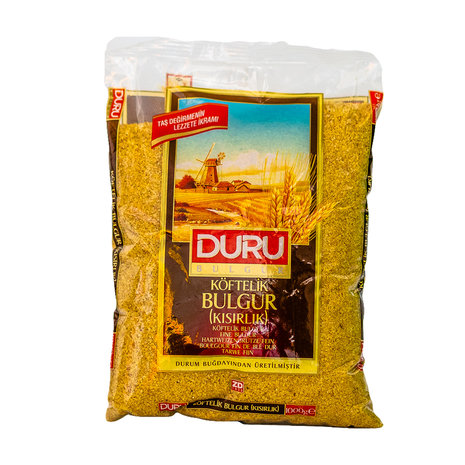 Duru Bulgur (Tarwe) Fijn 1 KG voorkant