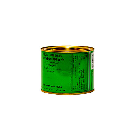 Gold Medal Ghee (Botervet) 400 Gram achterkant