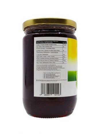 Lara LB Aardbeienjam 800 Gram zijkant