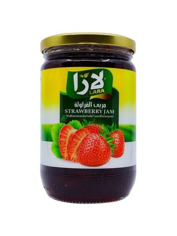 Lara LB Aardbeienjam 800 Gram voorkant