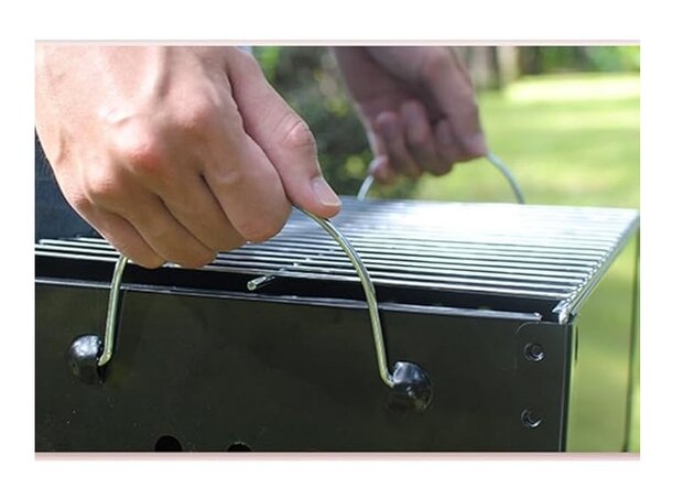 Caligril Barbecue Grill - Handig Meeneem BBQ - Makkelijk opzetten - 70x30x70CM - 4.2KG