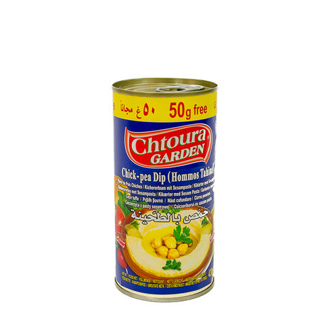 Chtoura Garden Hummus met Tahini 430 Gram voorkant