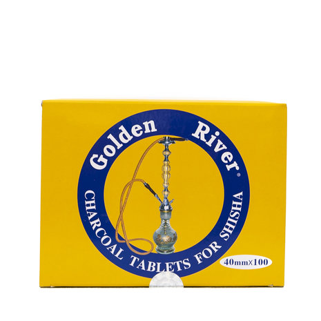 Golden River Waterpijpkooltjes Cirkelvormig 40 mm (10 stuks per pak) bovenkant