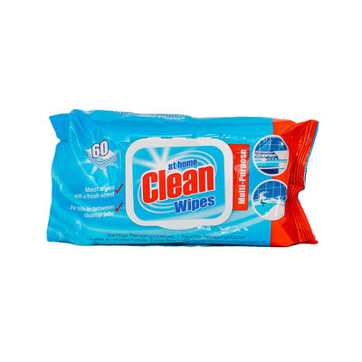 At Home Clean Vochtige Reinigingsdoekjes 60 Stuks