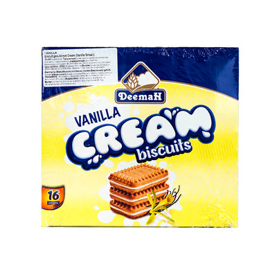 Deemah Biscuits Vanille Vulling 16 Stuks