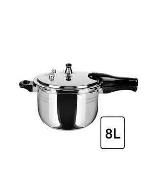Alln Roestvrijstalen Snelkookpan, Hogedruk pan 8 Liter