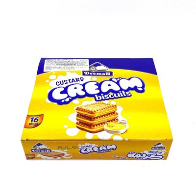 Deemah Biscuits Custard Room Vulling 16 Stuks