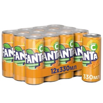 Fanta  Orange Small can 330 ml x 12