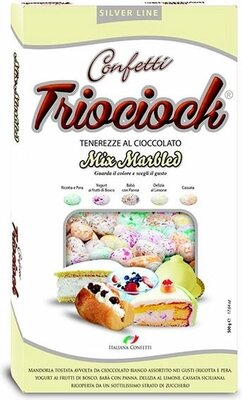 Confetti Triociock Gesuikerde Amandelen (Dragees) Mix Marbled 500 Gram