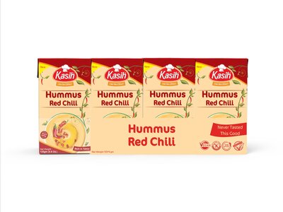 Kasih Hummus Chili 4 x 135 Gram