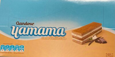 Gandour Yamama Cocoa Vanille Cake 12 x 21 Gram