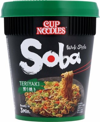 Nissin Soba Instant Noedels Teriyaki Cup 90 Gram 