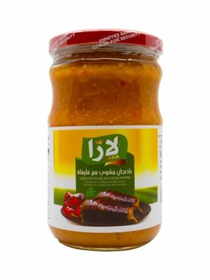 Lara Gegrilde Aubergine Puree met Paprika 610 Gram