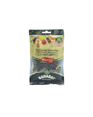 Mayyas Zwarte Peper (Heel) 60 Gram