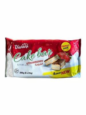 Divani Cake Aardbei (8 x 25Gram)