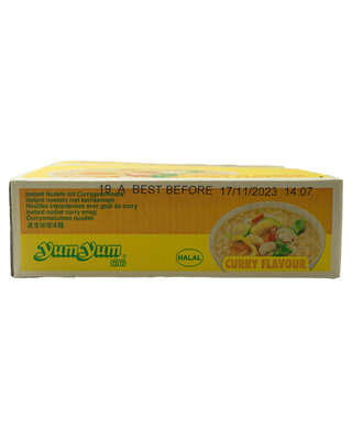 Yum Yum Doos Noedels Curry (30 x 60 Gram)