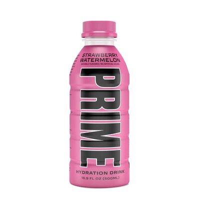 Prime Hydration Drink Strawberry & Watermelon Fles 500ML (Statiegeld fles)