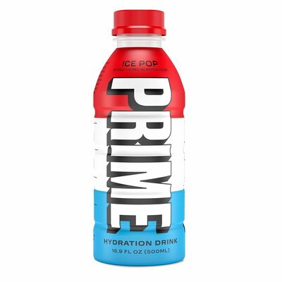Prime Hydration Drink Ice Pop Fles 500 ml (Statiegeld fles)