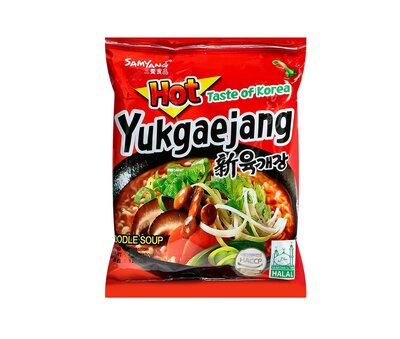 Samyang Instant Noedels Hot Yukgaejang (5 x 120 Gram)