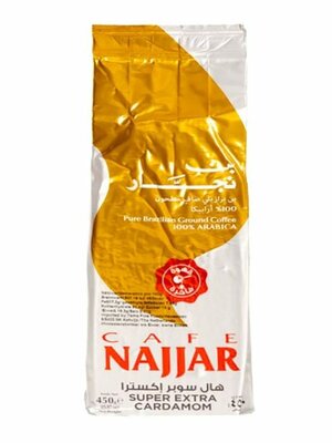 Najjar Gemalen Arabische Koffie Super Extra Kardemom 450 Gram