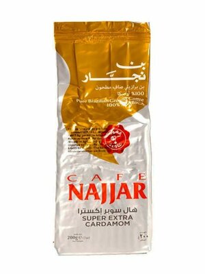 Najjar Gemalen Arabische Koffie Super Extra Kardemom 200 Gram