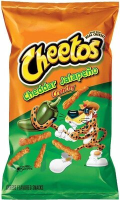 Cheetos Chips Crunchy Jalapeno Cheddar 226 Gram 