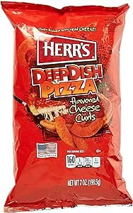 Herr's Chips Curls Deep Dish Pizza Cheese 198 Gr