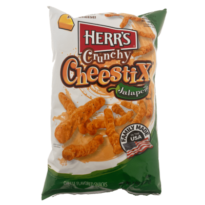 Herr's Chips Cheestix Jalapeno 227 Gr