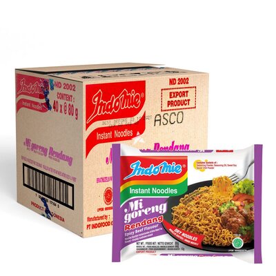 Indomie Instant Noodles Migoreng Rendang (40 x 80 Gram) (Indonesië)