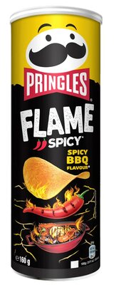 Pringles Flame Chips Spicy BBQ 160 Gram