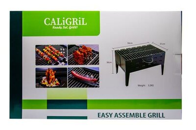 Caligril Barbecue Grill - Handig Meeneem BBQ - Makkelijk opzetten - 50x31x30CM - 3.2KG