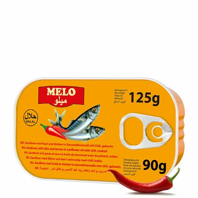 Melo Sardines Chili 125 Gram