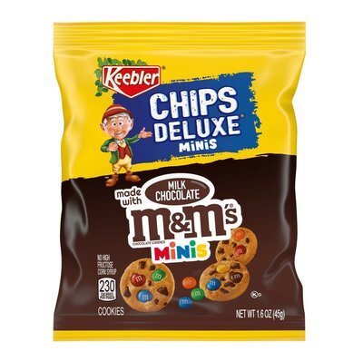 Keebler Chips Deluxe Minis M&M Koekjes Minis 45GR