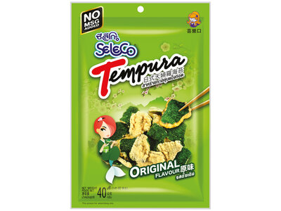 Seleco Tempura Zeewier Chips Original 40Gr